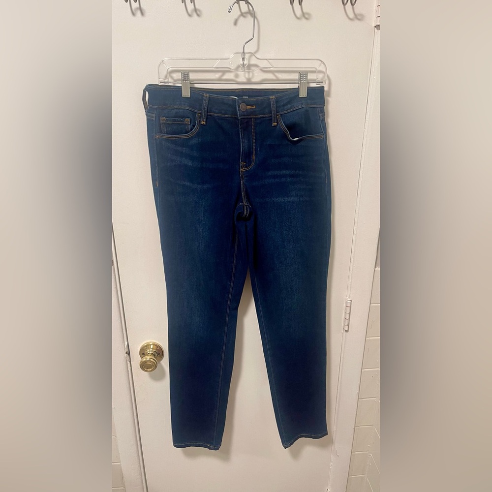 Old Navy Blue Straight Leg Jeans Classic Style